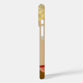 フクロウの月水色 Case-Mate iPhoneケース (裏面 / 左)