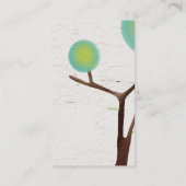 フクロウの木の名刺 名刺 (裏面)