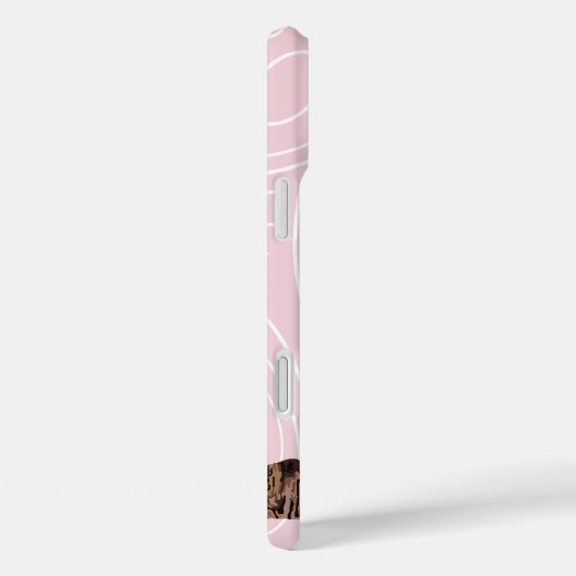 フクロウの木柄の色を変える Case-Mate iPhoneケース (裏面 / 右)