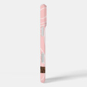 フクロウの木目のパターンあなたの色を選択 Case-Mate iPhoneケース (裏面 / 右)