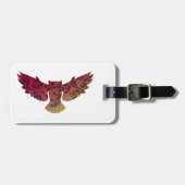 フクロウの木 ラゲッジタグ (正面横)