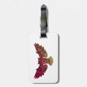 フクロウの木 ラゲッジタグ (裏面縦)