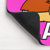 フクロウの板 マウスパッド (コーナー)