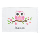 フクロウの枕箱 枕カバー (正面)