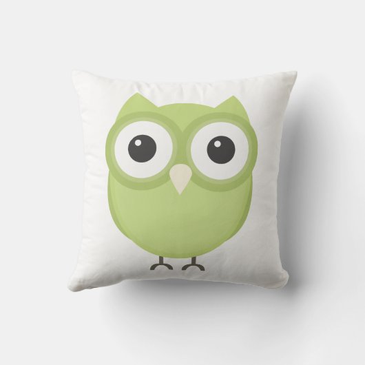 フクロウの枕 クッション (裏面)