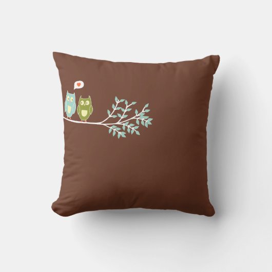 フクロウの枕 クッション (正面)