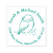 フクロウの森の動物の赤ちゃんシャワー セルフインキングスタンプ (デザイン)