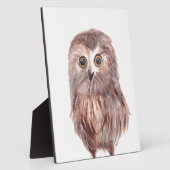 フクロウの森の鳥 フォトプラーク (側面)