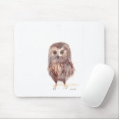 フクロウの森の鳥 マウスパッド (マウス)