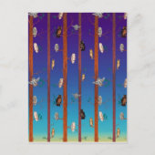 フクロウの森 ポストカード (正面)