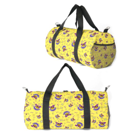 フクロウの模様 ダッフルバッグ