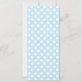 フクロウの気球の誕生日パーティー招待状 招待状 (裏面)