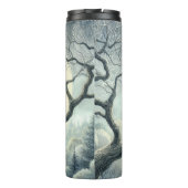 フクロウの水彩画の絶叫 タンブラー (裏面)