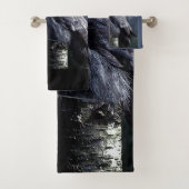 フクロウの浴室タオルセット バスタオルセット (インサイチュ)