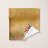 フクロウの浴室タオルセット バスタオルセット (ウォッシュタオル)