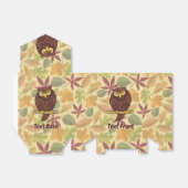 フクロウの漫画のお願い箱 フェイバーボックス (折り畳みなし)