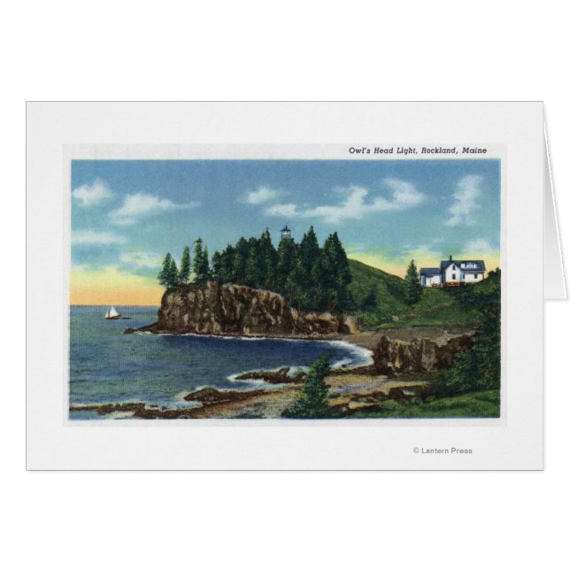 フクロウの灯台の景色 (正面横)