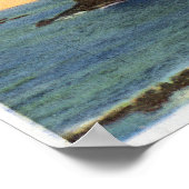 フクロウの灯台の景色 ポスター (角)