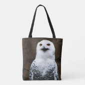 フクロウの生長 トートバッグ (裏面)