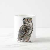 フクロウの番だ コーヒーマグカップ (中央)