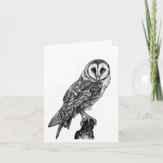 フクロウの癒しカード カード