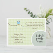 フクロウの発表 案内状 (スタンド正面)