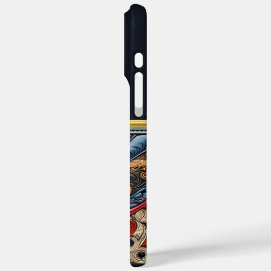 フクロウの目を使ったダイナミックはっきりしたデザイン Case-Mate iPhoneケース (裏面 / 左)