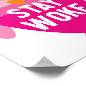 フクロウの目を覚ます ポスター (角)