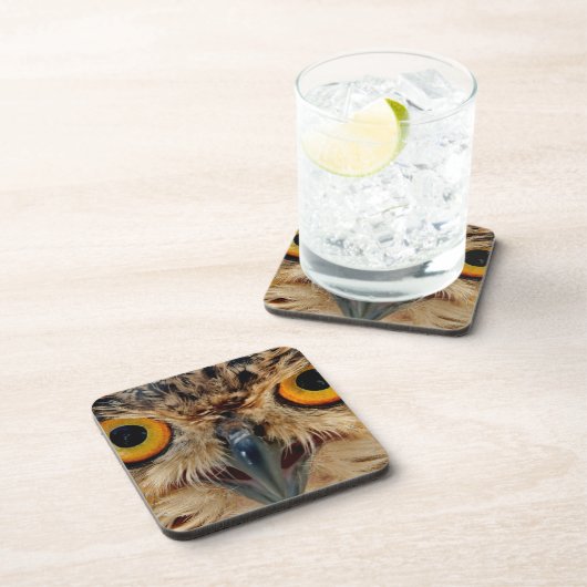 フクロウの目 コースター (右側)