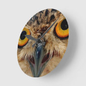 フクロウの目 ラウンド壁時計 (傾斜)