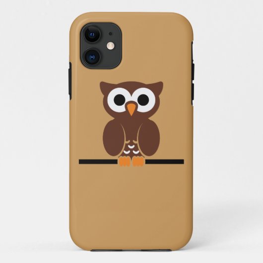 フクロウの目 ワイヤー カートゥーン 動物 Case-Mate iPhoneケース (裏面)