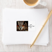 フクロウの研究者 ラベル (インサイチュ)