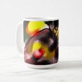 フクロウの秋の喜び コーヒーマグカップ (正面左)