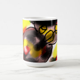 フクロウの秋の喜び コーヒーマグカップ