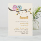 フクロウの秋の性はパーティの招待状を明らかにします 招待状 (スタンド正面)