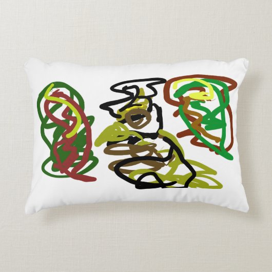 フクロウの秋の種類 アクセントクッション (正面)