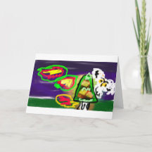 フクロウの秋風アート