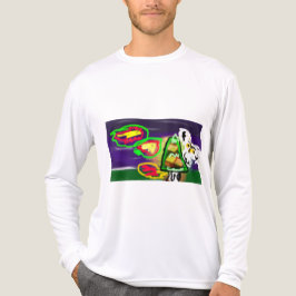 フクロウの秋風アート トライブレンドTシャツ