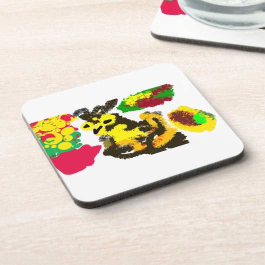 フクロウの秋 コースター (左側)