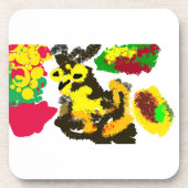 フクロウの秋 コースター (正面)