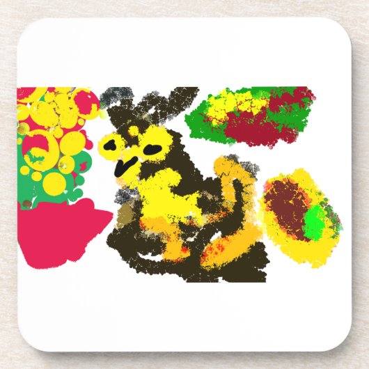 フクロウの秋 コースター (正面)