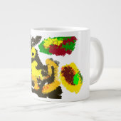 フクロウの秋 ジャンボコーヒーマグカップ (正面右)