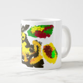 フクロウの秋 ジャンボコーヒーマグカップ (正面右)