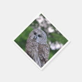 フクロウの精神 スタンダードカクテルナプキン (角)