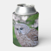 フクロウの精神 缶クーラー (缶正面)