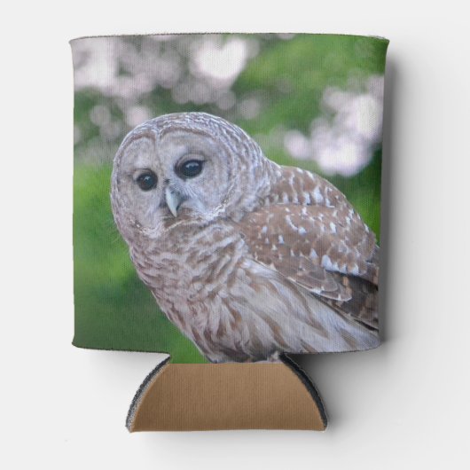 フクロウの精神 缶クーラー (正面)