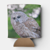 フクロウの精神 缶クーラー (裏面)