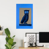フクロウの絵 ヴィンテージ ポスター (ホームオフィス)