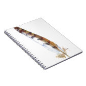 フクロウの羽 ノートブック (右側)