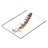 フクロウの羽 ノートブック (左側)